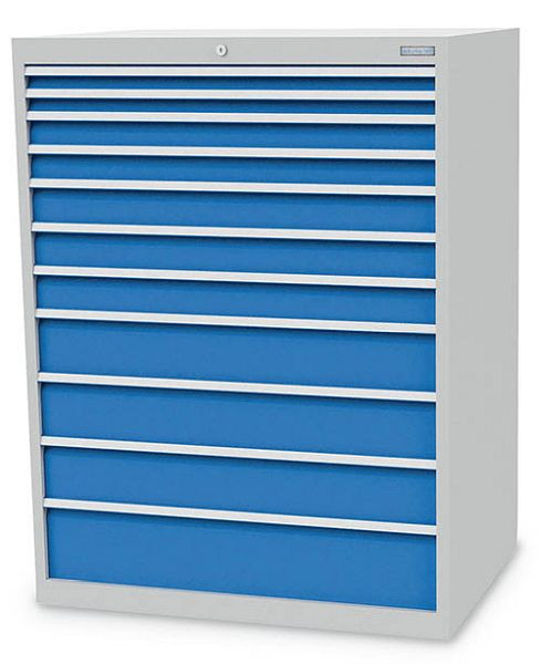 Bedrunka + Hirth ladekast, diepte 736 mm, R 36-24, 1005 x 736 x 1319 mm, paneelhoogte in mm: 2x50, 2x75, 3x100, 3x150, 1x200, 113 / 22331V10