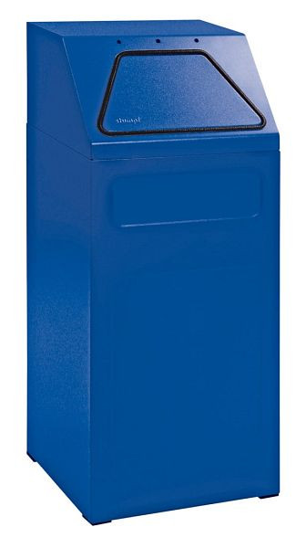 Stumpf afvalscheiding 65, RAL 5010/5010, verzinkte binnenbak, 65 liter, 5401004