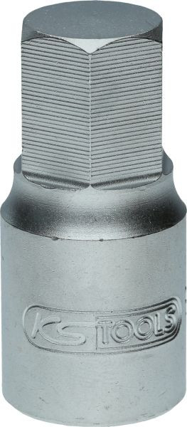 KS Tools 3/8" olieservicebitdop 14 mm binnenzeskantschroeven, 150.9127