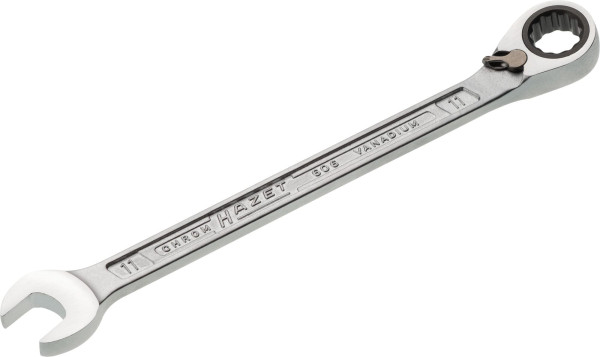 Hazet combinatieratelsleutel, extern dubbel zeskant tractieprofiel, 11 mm, 606-11