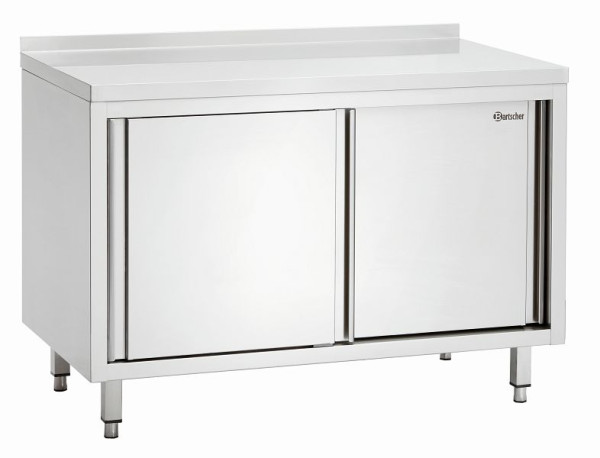 Bartscher werkkast, B1200, opstand, schuifdeuren, tussenplank, 338127