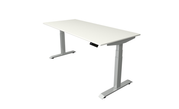 Kerkmann zit-sta tafel B 1800 x D 800 mm, elektrisch in hoogte verstelbaar van 640-1290 mm, wit, 10040710