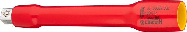 Hazet verlengstuk, dubbel geïsoleerd, hol vierkant 10 mm, massief vierkant 10 mm, met kogelvergrendeling, afmetingen / lengte: 142 mm, 8821KV-5