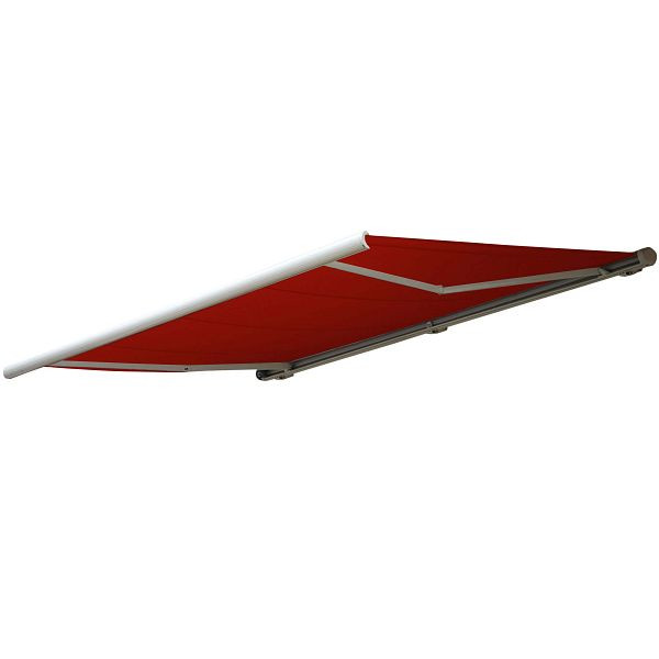 Mendler vervangingshoes voor luifel T124, volledige cassette vervangingshoes zonwering 5x3m, polyester bordeaux-rood, 76545