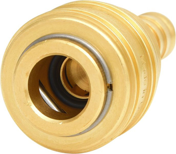 KS Tools messing koppelingen met slangtule, diameter 9mm, 515.3487