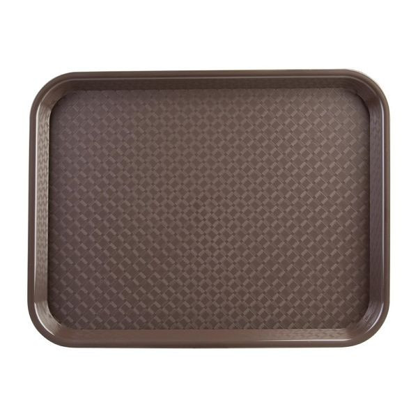 Olympia Kristallon fastfood dienblad bruin 34,5 x 26,5cm, DP218