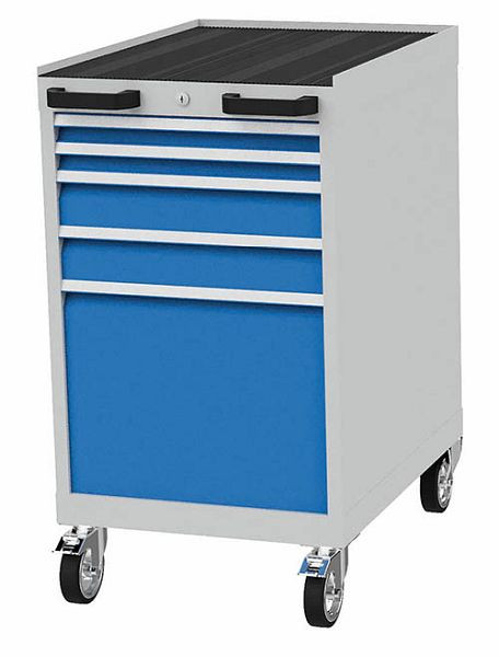 Bedrunka + Hirth CNC werkplaatswagen, R 18-24, aantal lades: 5 Afmetingen in mm (BxDxH): 555 x 736 x 991, 02.580.05V