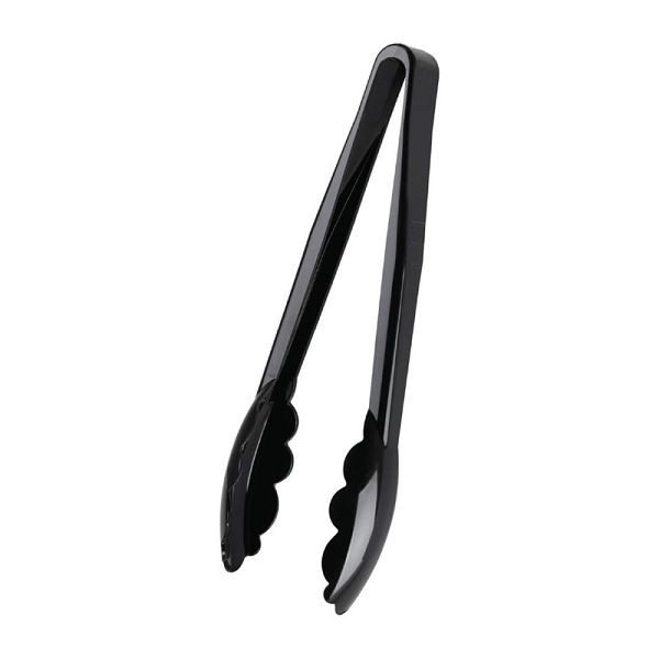 Vogue Kristallon serveertang zwart 23cm, P924