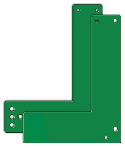 DENIOS montageplaten voor glazen kozijndeuren, 20,5 cm lang, fraudebestendig, met gaten, 209-392