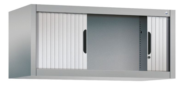C+P rolluikkast Omnispace, H450xB1000xD420mm, kleur: wit aluminium, verzonken handgreep, 3262-00 S10039