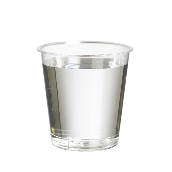 Plastico wegwerp borrelglaasjes, pak van 1000, CB872