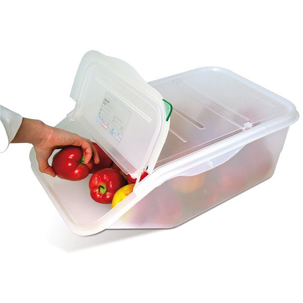 Stalgast voorraadbak met deksel, FIFO, 22,6 liter, LT0204226