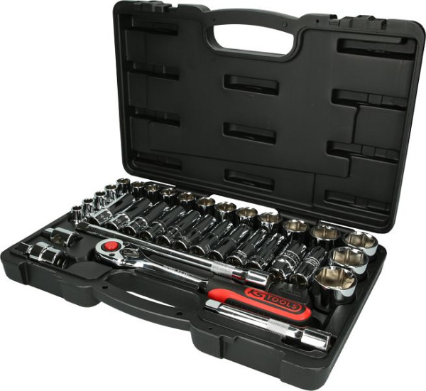 KS Tools 1/2" CHROMEplus dopsleutelset, 35-delig, 918.0635