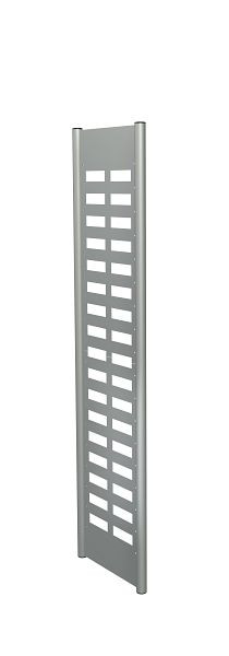 Kerkmann eindframe M2, D 400 x H 1800 mm, aluminium zilver, 51582614