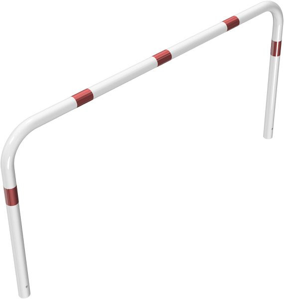 Schake buisbeugel van stalen buis Ø 60 x 2,5 mm zonder dwarsbalk voor inzetting in beton, totale breedte: 2000 mm, totale hoogte: 1000 mm, 465_08B
