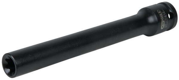 KS Tools bitdop 1/2" voor Torx E-schroeven, E12, lengte 150 mm, gefosfateerd, 911.4536