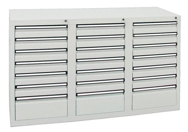 stumpf ladekast serie STS 410, RAL 7035/7035, 21 laden (18x100, 3x200 mm), 7103207