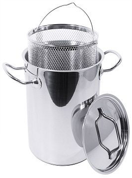 Contacto aspergepot 23,5 cm hoog met deksel en inzetstuk, 6602/160