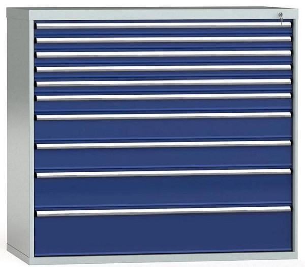 KLW ladekast 1325 x 1439 x 750 mm H x B x D, inbouwmaten: 1225 mm, indeling: 78x36 stuks, SMB1325-10UP-001