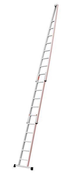 HYMER glasreinigingsladder, 3-delige set, 18 sporten, lengte 5,70 m, 501718