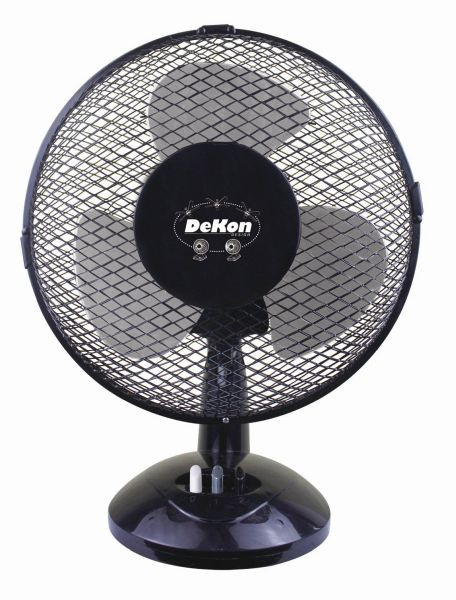 DeKon Stratos Tisch-Ventilator, schwarz, ca. 23 cm, B 236