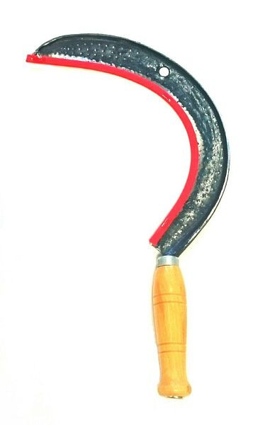 ESW ronde sikkel, handgesmede sikkel, lengte: 36,5 cm / klinglengte: 36 cm, 4141200