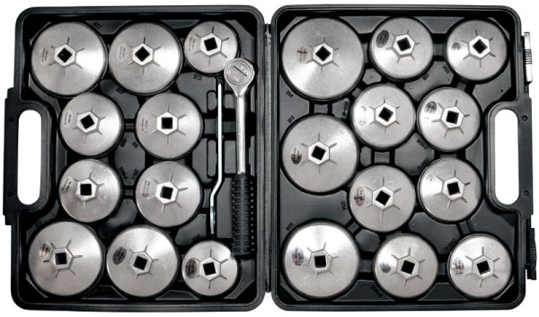 SW-Stahl oliefiltersleutel assortiment, 23-delig, 08450L