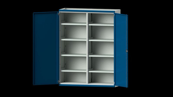 ANKE werkbanken, zware kast, model 401, 1485 x 500 x 1950 mm, RAL 7035/5010, 620.161