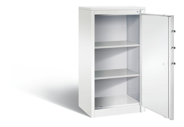 C+P brandwerende kast Certos, H1226xB650xD500mm, kleur: verkeerswit, dagschoot, 3 OH, 1160-000 S10416