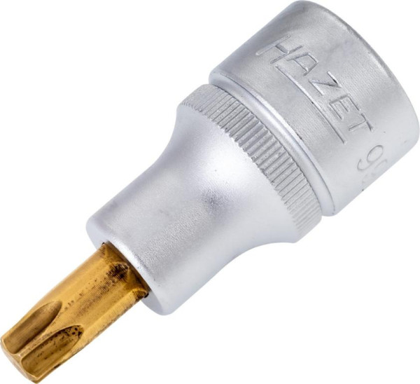 Hazet schroevendraaierdop TORX®, hol vierkant 12,5 mm, binnen TORX® profiel, T45, korte versie met karteling, 992-T45