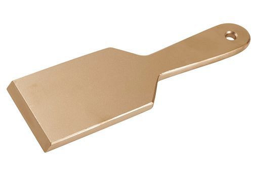 DENIOS spuitcabineschraper 235 mm, speciaal brons, vonkvrij, voor Ex-zones, 262912