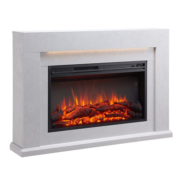 BALDERIA Xerxes elektrische haard, 2000 W, betongrijs, EF380A-MT380B-CG