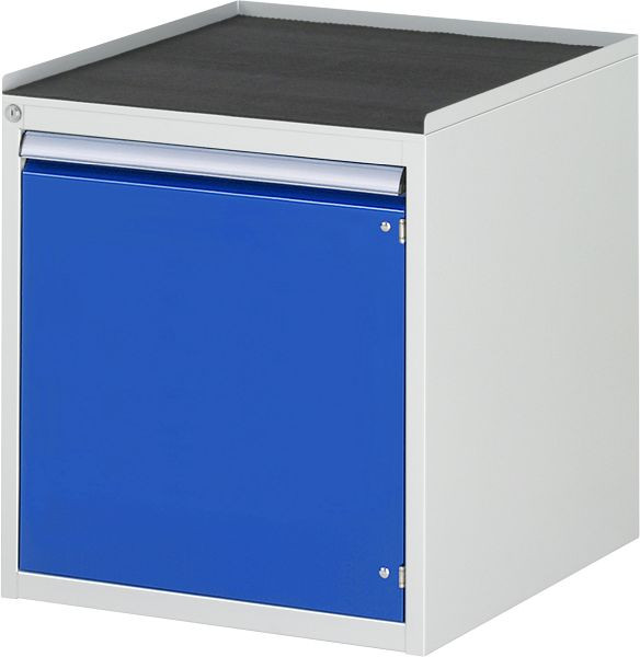 RAU ladekast serie 7000, B580xD650xH645mm, draaideur H540mm, metalen onderstel met 3-zijdige rolrand en antislipmat, 03-L3.8AR-MT.11