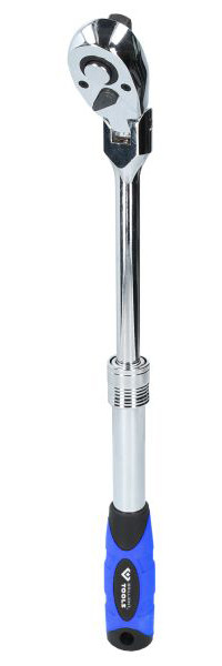 Brilliant Tools 1/2" telescopische omschakelratel met flexibele kop, BT022993