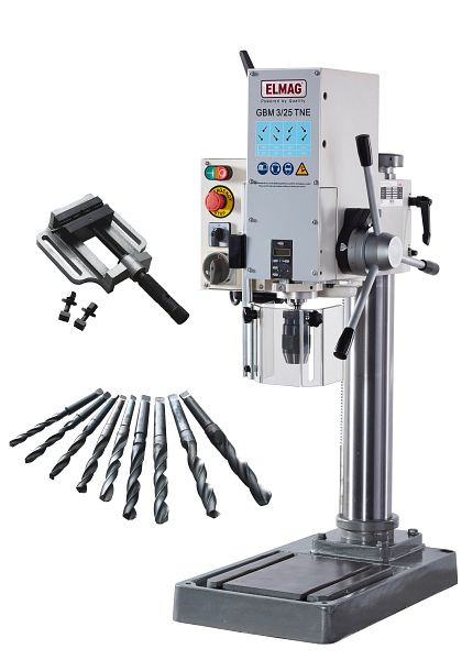 ELMAG boormachine met tandwieloverbrenging, GBM 3/25 TNE - set, 82002