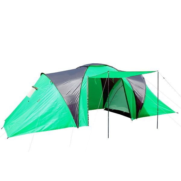 Mendler kampeertent Loksa, 6-persoonstent, koepeltent, iglotent, festivaltent, 6 personen, groen, 54533