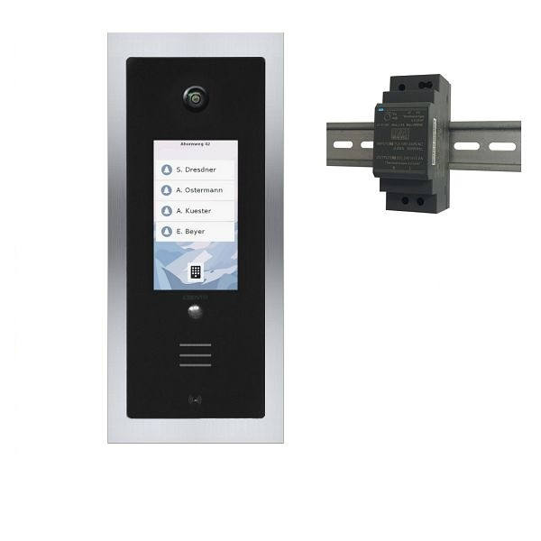 ESENTA SI-AS2000 SIAS IP / SIP Video Sprechanlage / 180° Weitwinkelkamera / Blende 115 x 260 (ohne HUB), SI-AS2000