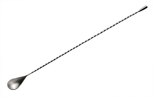 APS barlepel, lengte 44 cm, RVS, met gedraaid handvat, 93129