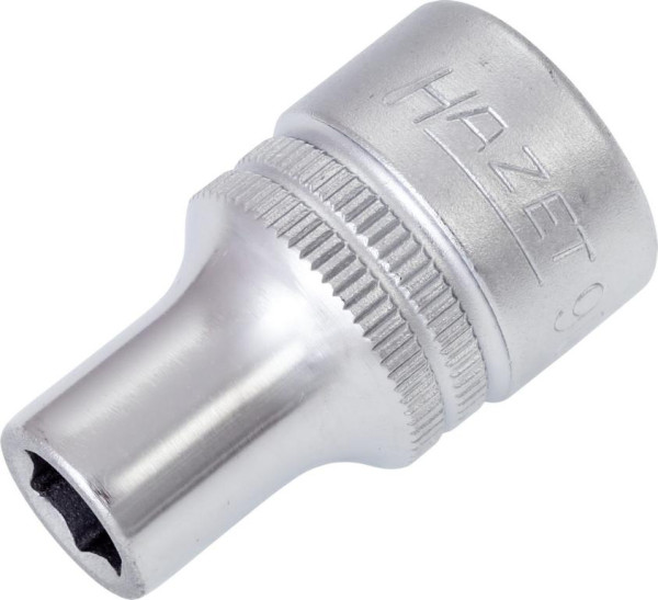 Hazet dopsleuteldop, zeskant, vierkant hol 12,5 mm (1/2 inch), uitwendig zeskant tractieprofiel, 8 mm, 900-8