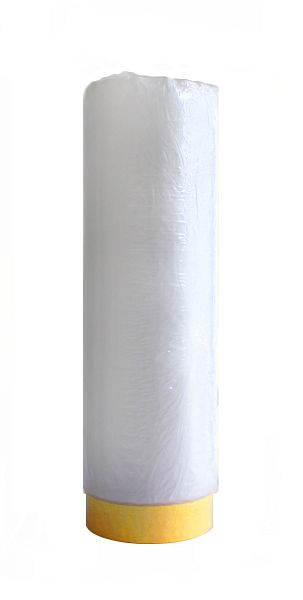 VaGo-Tools maskeerfolie met maskeertape 2100mm x 20m, VE: 5 stuks, 401-2100-20x5_yv