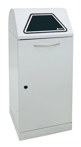 stumpf afvalscheiding Modul-Vario 120, lichtgrijs, 120 liter, systeem: ProSlide, 625-120-0-1-735