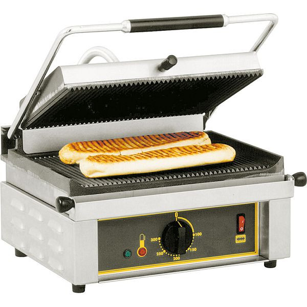 Stalgast contactgrill, 3 kW, afmetingen 430 x 385 x 220 mm (BxDxH), KE0702430
