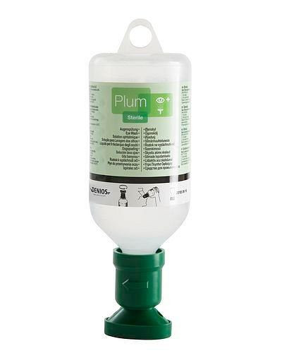 Plum Augenspülflasche MONO mit 500 ml 0,9 %iger Kochsalzlösung (Natriumchlorid), VE: 0,5 Liter, 123481