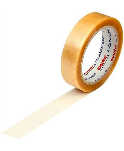 monta PVC zelfklevende folie 220, breedte 25 mm x 66 m, dikte 54 µ, verpakking: 12 rollen, 299526