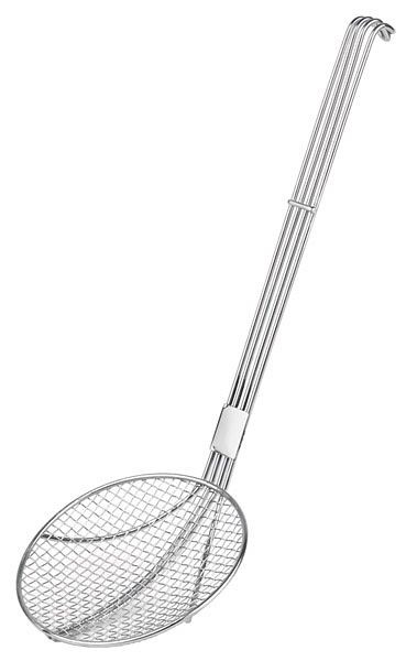 APS bak-/braadlepel, Ø 20 cm, lengte handvat: 33,5 cm, hoogglans roestvrij staal, zeer stevige uitvoering, 74404