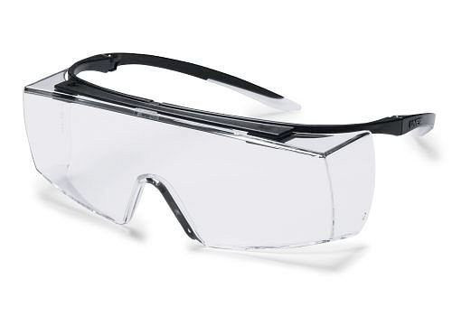 uvex overspecs super f OTG - 9169, zwart, heldere polycarbonaat lens, 210-197