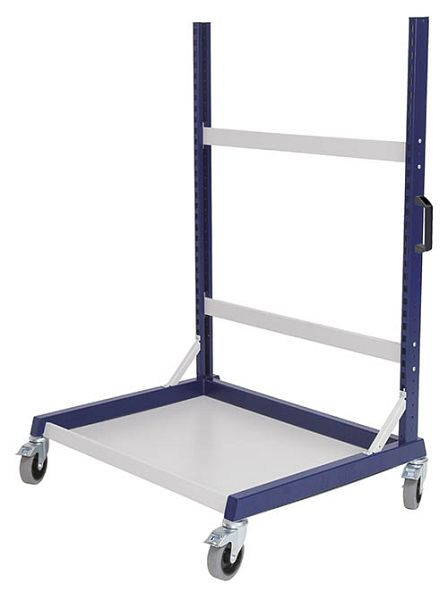 Bedrunka + Hirth workraster-Mobil basisframe eenzijdig, afmetingen in mm (BxDxH): 1000 x 800 x 1476, 07.8310.811