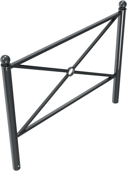 Schake stadshekelement, met kogelkop, lengte: 1500 mm, 418_7445B