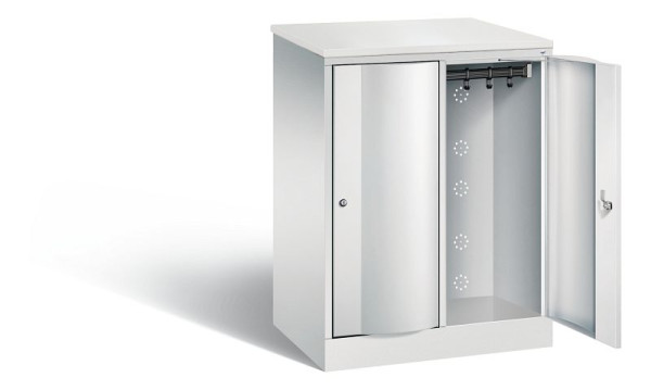 C+P locker Resisto, H1077xB772xD540mm, kleur: lichtgrijs, 8271-272 S10084