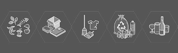 stumpff Sixco pictogrammen, set = 5 motieven, zilverdruk voor donkere achtergrondkleuren, 5608810